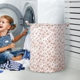 thumbnail image 3 of BKER Patterned Linen Laundry Hamper Without Lid Large Open Top Dirty Stylish And Breathable Fabric For Bedroom Or Bathroom Easy And Durable Design, 3 of 5