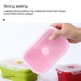 thumbnail image 3 of ZheElen Silicone Lunch Box Food Grade Silicone For Safe And Healthy Meals On Go deep blue 800ml 1Set, 3 of 6