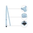 thumbnail image 3 of INSPIRE CHIC Men's Self-Tied Solid Color Formal Slim Ties Light Blue, 3 of 5