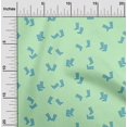 thumbnail image 1 of oneOone Georgette Viscose Fabric Boots Fashion Print Sewing Fabric BTY 42 Inch Wide, 1 of 4