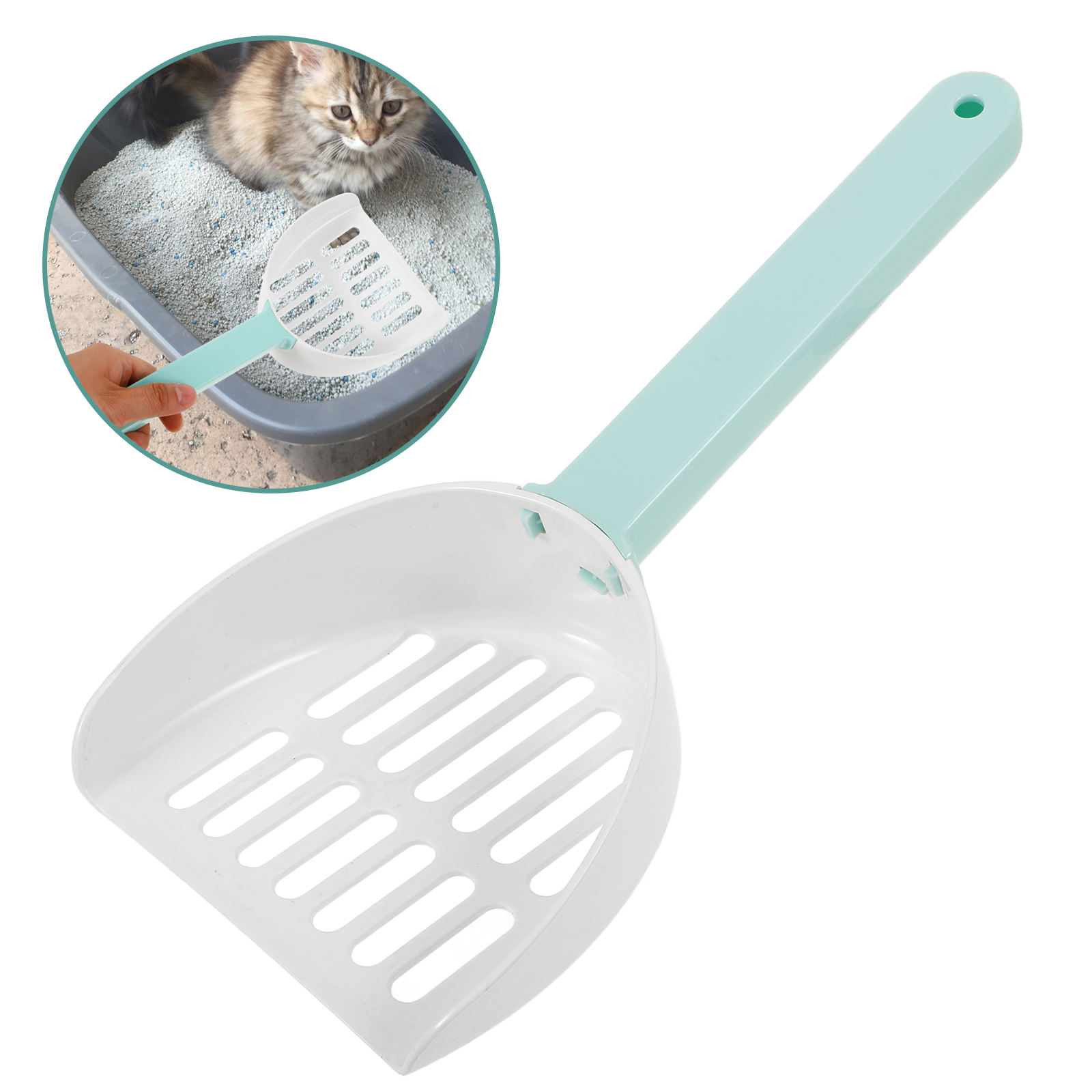WASHWEPE sand scoop Cat Litter Scoop Efficient Sand Leakage 1Set