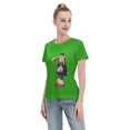 thumbnail image 4 of T-Shirt Basique à Manches Courtes pour Femme une Pièce Robin, 4 of 6