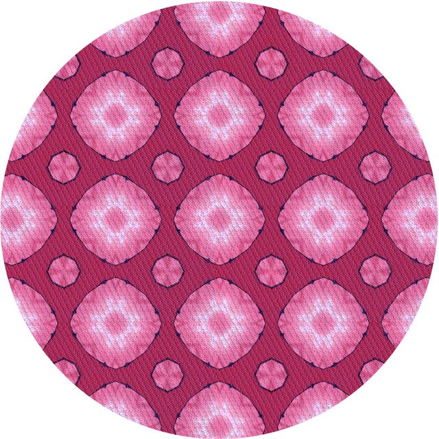 Ahgly Company Tapis d'Intérieur Lavable à la Machine, Carré, Transitionnel, Rouge Framboise, Tapis de Zone, 3 Pieds Carré