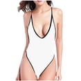thumbnail image 2 of Weiqiqre One Piece Swimsuit Women Bathing Suits One Shoulder Swimsuits Slimming Mesh Swimwear, 2 of 5