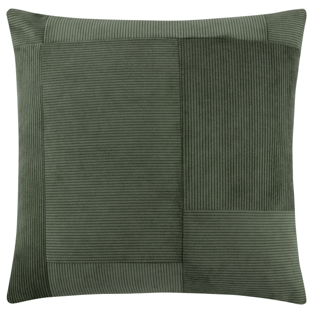 Bouclair Housse de Coussin Dean Vert 20x20 Po (51x51 cm)