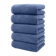 thumbnail image 2 of 5 Pcs Cotton Towel Set, European American Style Border Face Wash Cloth, Absorbent Fast Drying, Natural Soft Comfortable, Multi-Scene Use, Wholesale Gift Package, 2 of 6