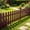 residential mini fence Under $5 a3, variant on Werulen High Low Style Yard Fence Panels, Small Garden Border Fencing Flower Beds, Residential Mini Fence Lawn Edging, Decorative Low Profile Garden Barrier, Picket Style Yard Fence Landscaping
