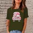 thumbnail image 1 of Meichang Valentines Day Chemises Femmes Cœur Graphique Tee Tops Manches Courtes Col Rond T-Shirts Blouses Joyeux Valentines Day Chemises, 1 of 5