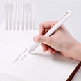 thumbnail image 1 of Wdhugt White White 2 Pack Twist Action Ballpoint Pen Office School Writing Supply Pen Set Twist Pen Ballpoint Pen Fine Point Ink Pen Office Supply Pen School Pen, 1 of 6