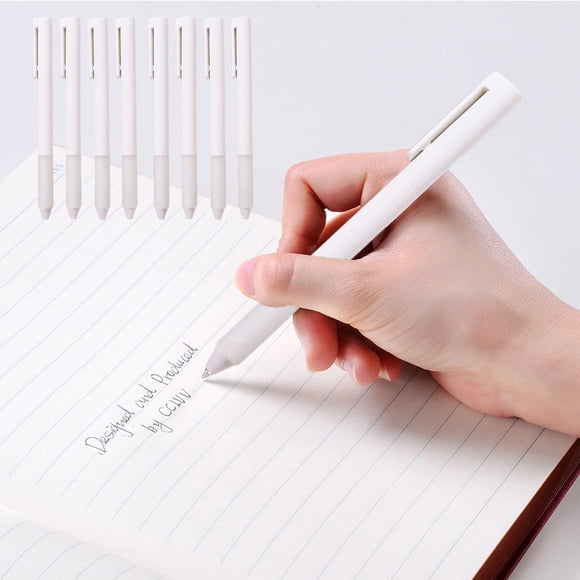 Wdhugt White White 2 Pack Twist Action Ballpoint Pen Office School Writing Supply Pen Set Twist Pen Ballpoint Pen Fine Point Ink Pen Office Supply Pen School Pen