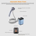 thumbnail image 3 of Portable Camping Shower Outdoor Electric Shower Pump Rechargeable Battery Powered, 3 of 8