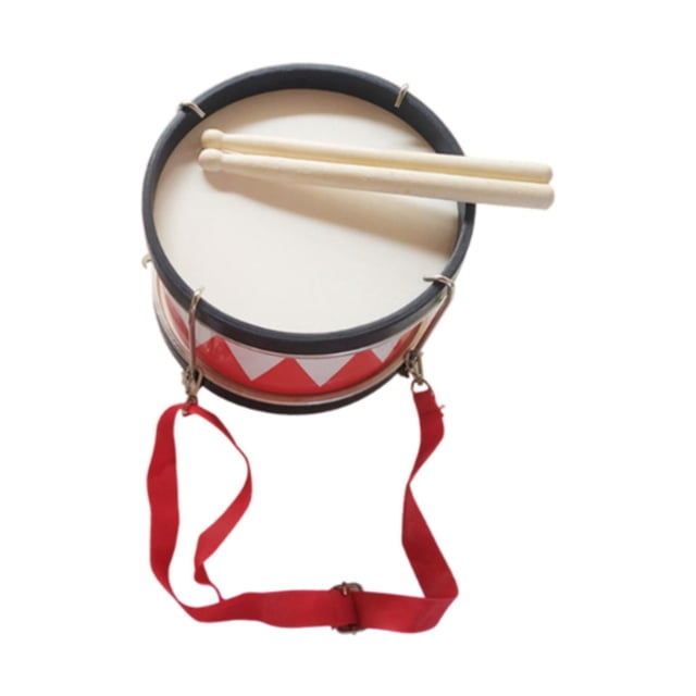 Xuanheng Kids Snare Drum Set Adjustable Musical Instruments for Home School Beginners Red