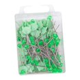 thumbnail image 3 of KLKCMS Straight Pins Hand Sewing Pins for DIY Activities Parties Wedding Decoration Green, 3 of 9