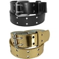 thumbnail image 1 of CTM® Kid's Leather Two Hole Jean Belt (Pack of 2 Colors), 1 of 4