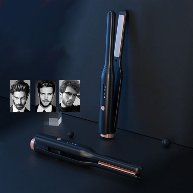 Curling Iron Two-use Splint Curling Straight Two-use Short Hair Bangs Fan Small Iron Lazy Person