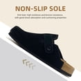 thumbnail image 3 of Adult Suede Clogs Cork Footbed Slippers Arch Support Potato Shoes Indoor Outdoor Slippers with Adjustable Buckle, 3 of 6