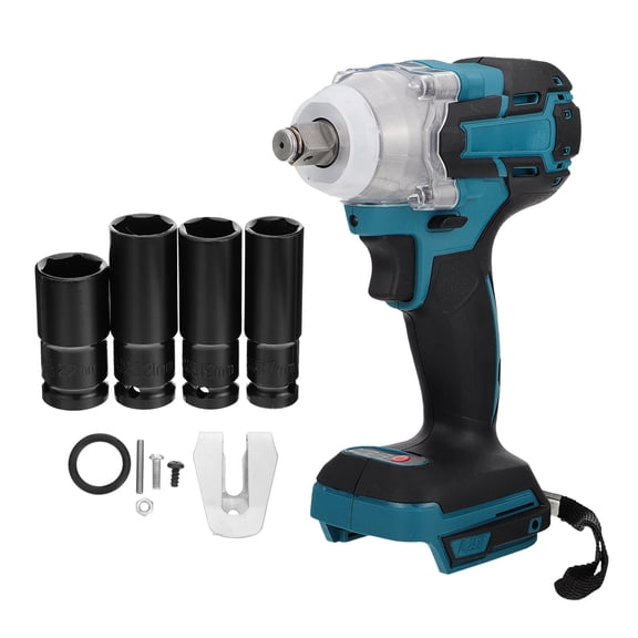KAKOWELY Impact Wrench 1 Set Electric Impact Wrench Rechargeable Lithium Battery Impact Wrench8.27"X6.1"X3.15"