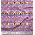 thumbnail image 1 of Soimoi polyester Crepe Fabric Geometric Southwestern Fabric Prints By Yard 42 Inch Wide, 1 of 3