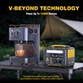 thumbnail image 3 of VTOMAN Jump 600X Portable Power Station,299Wh LiFePO4 Battery,600W AC Outlet 1200W Surge for Camping Emergency Power,RV,Christmas/Winter Home Backup, 3 of 8
