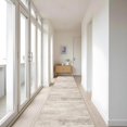 thumbnail image 3 of Modern Abstract 3x20 Washable Rugs - Long Hallway Runner Rug 20 ft with Non Slip Rubber Backing Low Pile Carpet for Kitchen Entryway Living Room Indoor Home Decor Floor Mat for Stair 3x20 Beige, 3 of 8