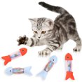 thumbnail image 3 of 2PCS Catnip Toy Lovely Non-woven Fish Shape Cat Chew Toy Cat Interactive Toy, 3 of 10