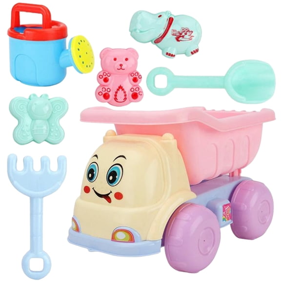 Creative Lightweight Portable Beach Toys Dump Truck Sand Play Set Beach Shovel for Kids Boy
