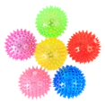 thumbnail image 3 of CHOK PVC Pet Dog Puppy LED Ball Light Up Flashing Play Toy Chasing Bounce Spiky Ball, 3 of 6