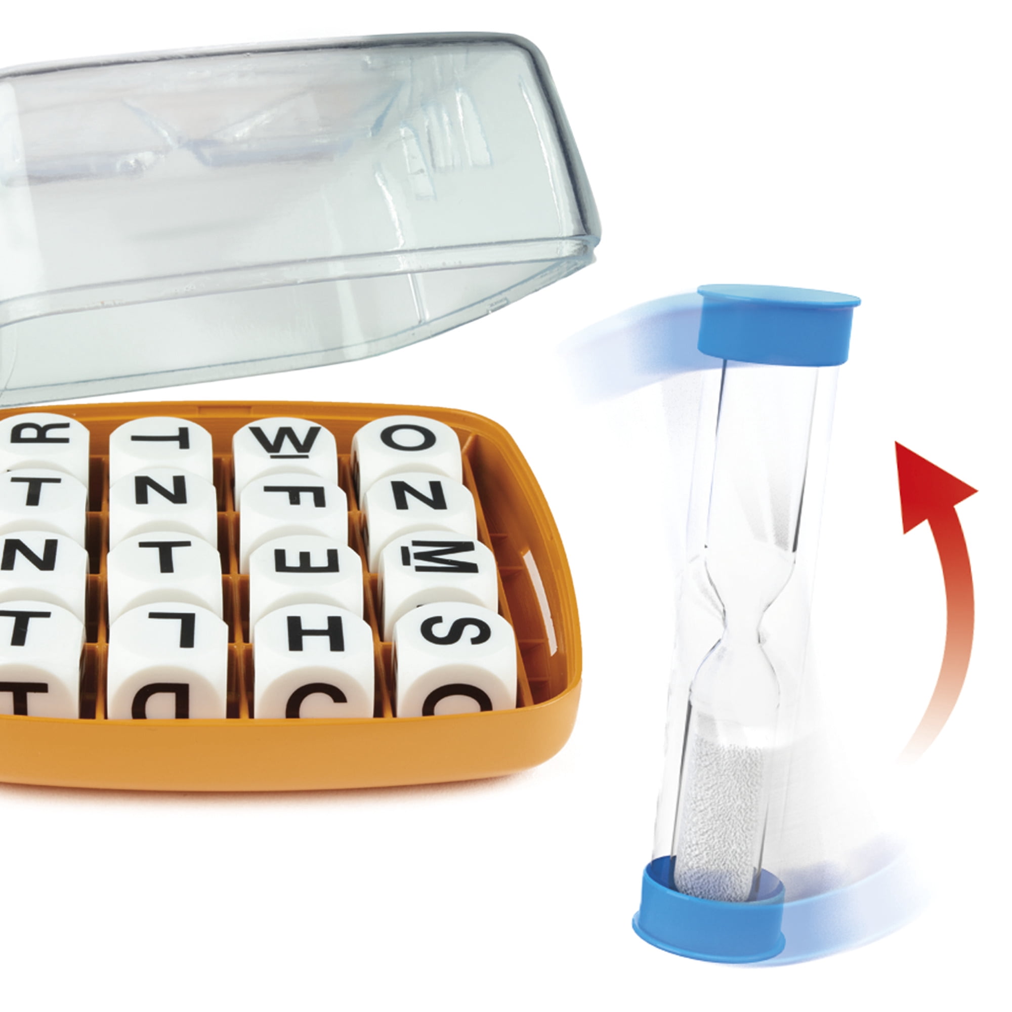 Boggle, jeu de mots familial pour 1 joueur et plus, jeu de dés, jeu de voyage pour adultes et enfants