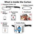 thumbnail image 5 of Hawkins Stainless Steel 5 Litre Pressure Cooker, 5 of 5