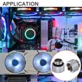 thumbnail image 5 of Unique Bargains Male to Female Extender Fitting G1/4 x 10mm for Computer Water Cooling System Silver 4pcs, 5 of 5
