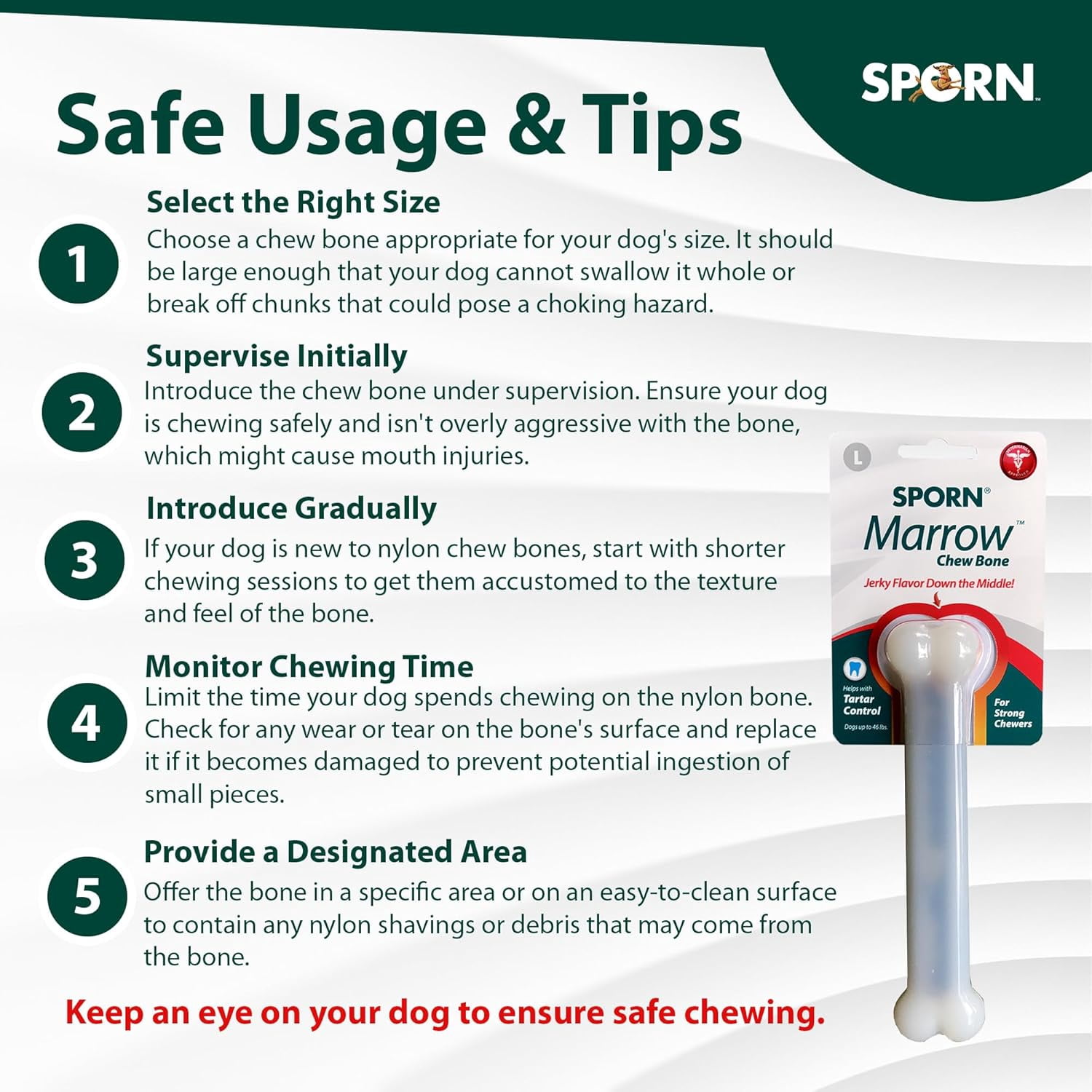 Os À Mâcher Durables Pour Chiens Sporn Pour Mâcheurs Agressifs, Jouets À Mâcher Au Goût De Viande Séchée Pour Grands Chiens, Fabriqués En Nylon Résistant, Sans Gluten Et Non Toxique, Grand