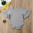 thumbnail image 3 of Newborn Infant Baby Girl Cute Trait Tight Warm Romper Jumpsuit, 3 of 4