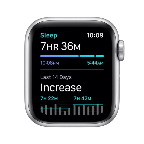Apple Watch Nike SE (1st Gen) GPS, 40mm Silver Aluminum Case with