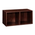 thumbnail image 1 of Closetmaid Decorative Stackable 2-Cube Cubeicals Organizer Storage, Dark Cherry, 1 of 2