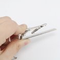 thumbnail image 4 of 1pc Men Metal Silver Tone Simple Necktie Tie Bar Clasp Clip Clamp Pin, 4 of 8
