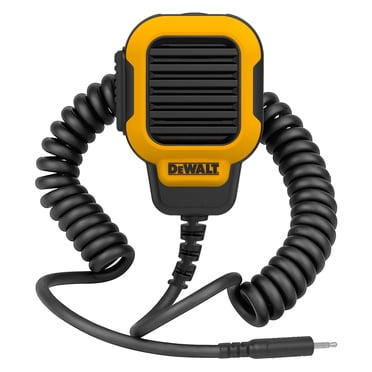 DeWalt DXFRSRM1 Remote Speaker Microphone for Walkie Talkies - Push-to-Talk (PTT) Two-Way Radio Accessory