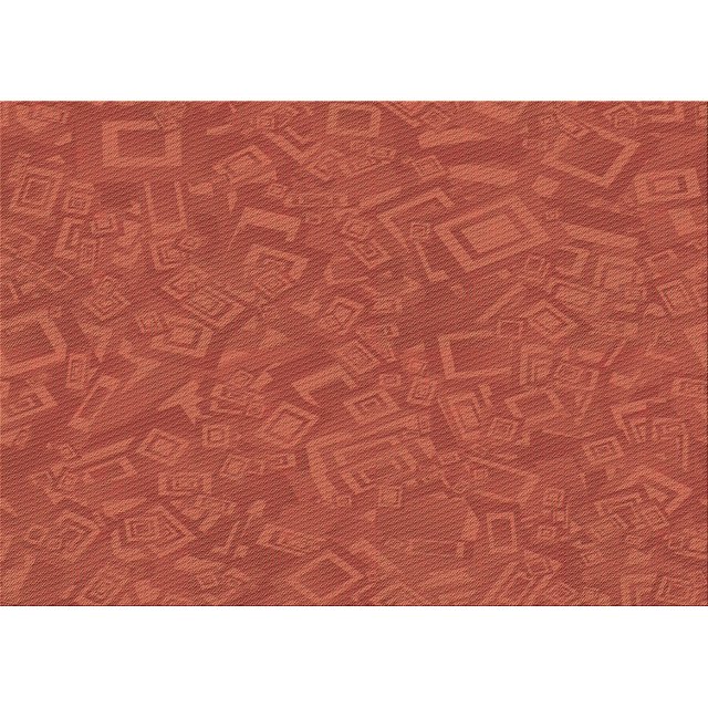 Ahgly Company Tapis d'Intérieur Lavables en Machine Rectangle Transitionnel Orange Vif, 2' x 4'