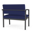 thumbnail image 5 of Lenox Steel Reception Waiting Room Bariatric Chair / Charcoal Steel / Blue, 5 of 5
