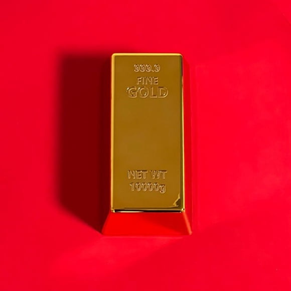 Deals Flyer Iumwxz 2PC 2024 Simulated Plastic Electroplating Hollow Gold Bricks Gold Bars Props Ornaments Gold Brick Decorations Activity Gold Bars Gold Brick Toys Clearance Sales Halloween
