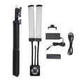 thumbnail image 2 of Double Arms LED Fill Light, Foldable Stick Fill Light With 3200K To 5600K Dimmable Lighting Modes, Gooseneck Table Stand, Flexible Phone Holder For Video Photography, 2 of 8