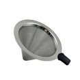 thumbnail image 2 of Shisuyan Stainless Steel Pour Over Coffee Cone Dripper Reusable Single Serve Coffee Maker (101x80mm), 2 of 8