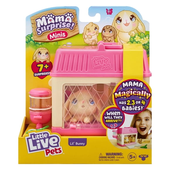 LITTLE LIVE PETS MINI-ENSEMBLE DE JEU MAMA SURPRISE PETIT LAPIN