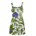 thumbnail image 5 of Pisexur Combinaison Casual Plus de Taille pour Femmes Summer Floral Sans Manches Barboteuse Sangle Spaghetti Réglable en Vrac Short Extensible une Pièce Combinaisons avec Poches S-3XL, 5 of 5