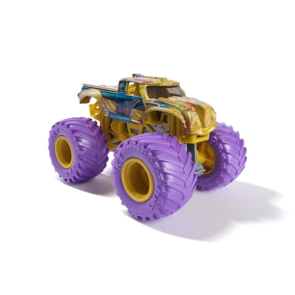 Monster Jam, Marvel Official Thanos Monster Truck, Die-Cast Vehicle, 1:64 Scale, Super Hero Kids Toys for Boys Ages 3 and up