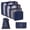 Navy, variant on Roiihwy Packing Cubes for Travel, Travel Packing Organizers with 6 Pack Storage Bags, Mesh Breathable Travel Compression Packing Cubes for Suitcases Durable Travel Essentials Bags Set