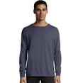 thumbnail image 1 of Hanes Mens ComfortWash Garment Dyed Long Sleeve Tee, M, Anchor Slate, 1 of 3