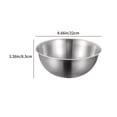 thumbnail image 3 of Ensemble de Bols à Mélanger en Acier Inoxydable, Organisateur de Rangement pour Aliments de Réfrigérateur Domestique, Robuste, Résistant à la Rouille, Robuste, Facile à Nettoyer, Va au Lave-Vaisselle, Polyvalent pour Mélanger, Servir, Salade, Maïs Soufflé, Empilable, 3 of 6