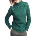thumbnail image 1 of Bellella Femmes Casual Pull Manches Longues Hiver Chaud Pull Tops Chic Pull Vert S, 1 of 2