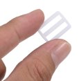 thumbnail image 4 of Unique Bargains Bright White Tri-Glide Slide Buckles Webbing Strap Fastener, 100 Pack, 4 of 5