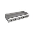 thumbnail image 1 of Bakemax BACG60-5 60" Gas Griddle w/ Manual Controls - 3/4" Steel Plate, Convertible, 1 of 1
